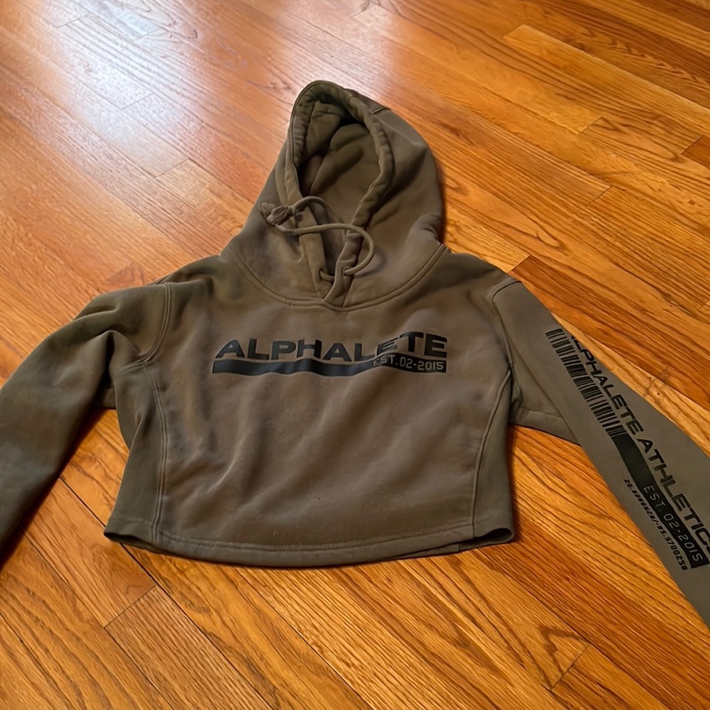 Alphalete crop sweater